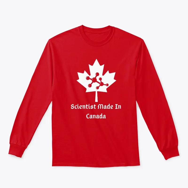 Scientist Made In Canada Red Apparel